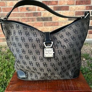 Dooney & Burke Gray Signature Purse
